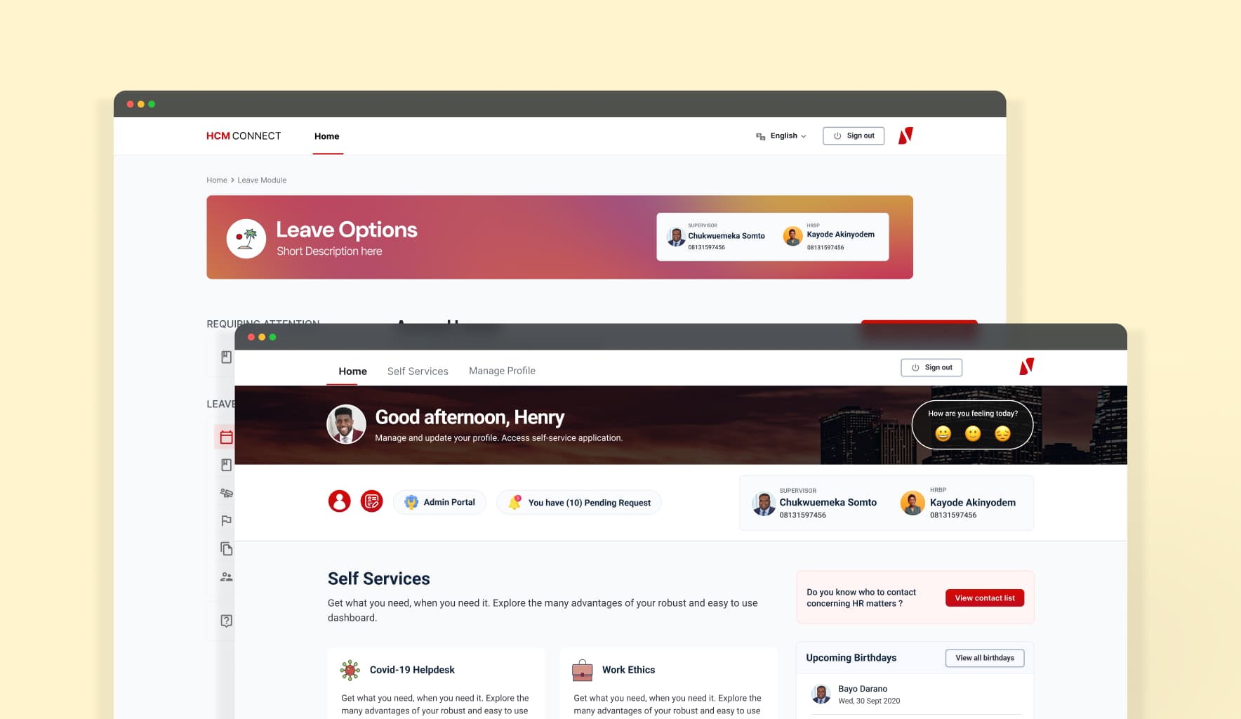 UBA's Human Resource Management System